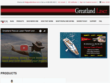 Tablet Screenshot of greatlandlaser.com